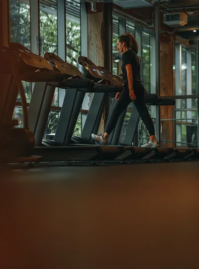 Indoor walking workout